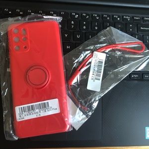 Samsung galaxy s20 plus silicone case red
